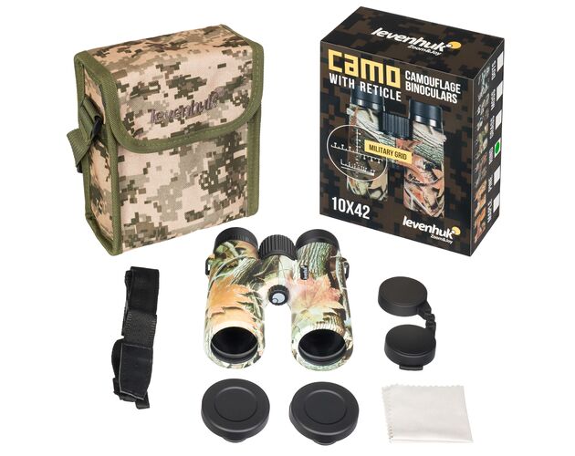 Ďalekohľad Levenhuk Camo Rind 10x42 so zameriavačom, Farba: Rind, image-5