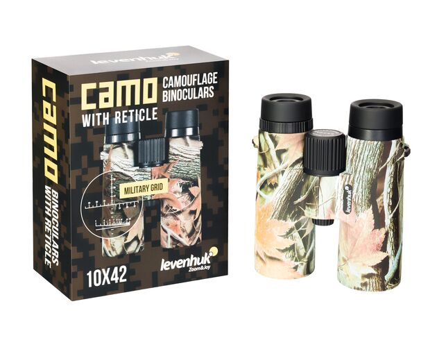 Ďalekohľad Levenhuk Camo Rind 10x42 so zameriavačom, Farba: Rind, image-6