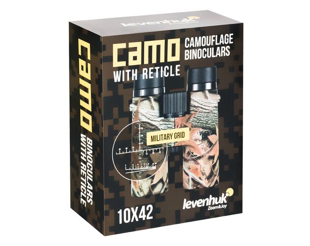 Ďalekohľad Levenhuk Camo Rind 10x42 so zameriavačom, Farba: Rind, image-14