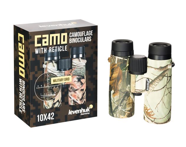 Ďalekohľad Levenhuk Camo Maple 10x42 so zameriavačom, Farba: Maple, image-6