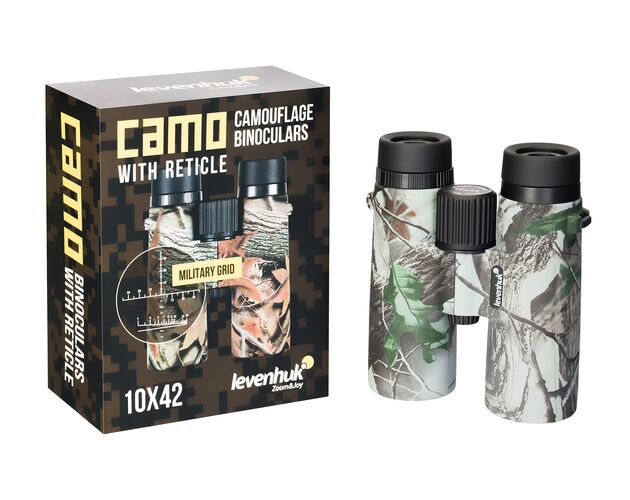 Ďalekohľad Levenhuk Camo Moss 10x42 so zameriavačom, Farba: Moss, image-6