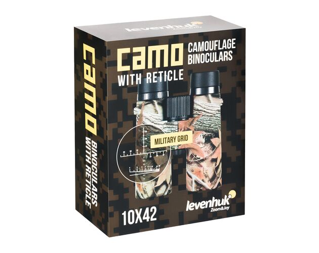 Ďalekohľad Levenhuk Camo Moss 10x42 so zameriavačom, Farba: Moss, image-14