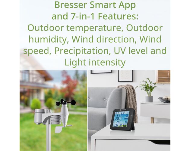 Smart Home 7-v-1 meteorologická stanica BRESSER Tuya ClimateConnect, image-7