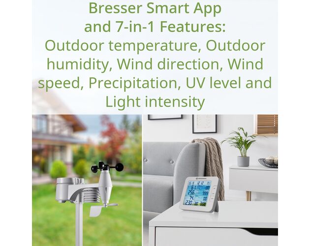 Smart Home 7-v-1 meteorologická stanica BRESSER Tuya ClimateConnect, image-7