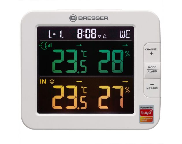 Smart Home termo-hygrometer BRESSER 7-kanálový Tuya, image-3
