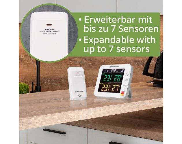 Smart Home termo-hygrometer BRESSER 7-kanálový Tuya, image-7