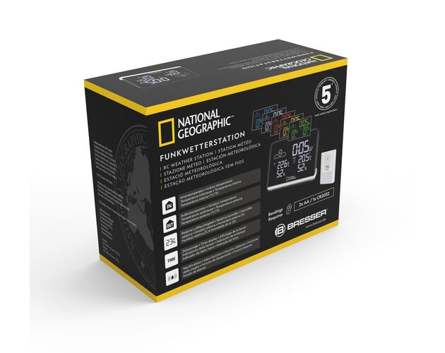 Meteostanica NATIONAL GEOGRAPHIC Multi-Colour s farebným displejom, image-7