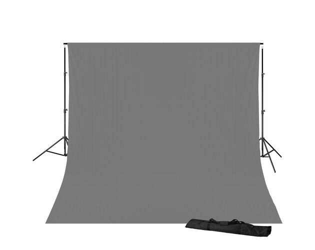 Pozadie BRESSER BR-D23 so systémom 3 × 6 m – sivé