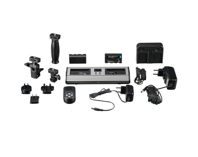 LED videolight Sada BRESSER PT 30B-II Bi-Color s klapkami, batériami, zdrojom, diaľkovým ovládaním a taškou, image-7