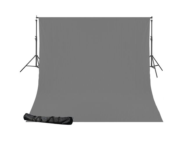Pozadie BRESSER BR-D24 so systémom 2,5 × 3 m – sivé
