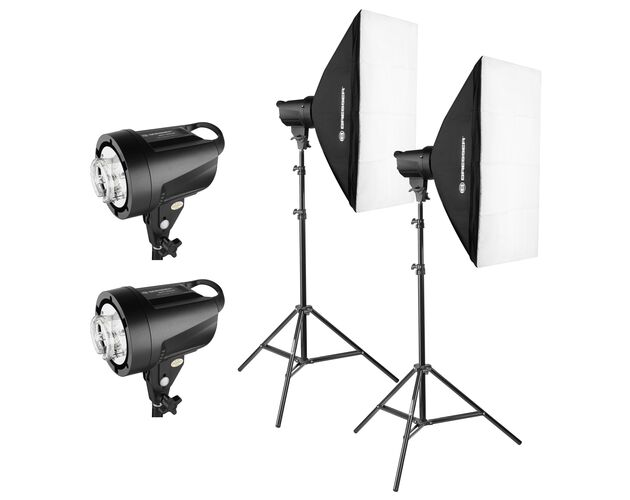 Studiový bleskový set BRESSER BRT-200 200 W