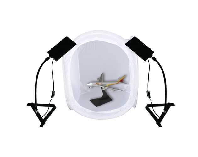 Lichtbox BRESSER BR-2820L 60 × 60 × 60 cm s LED osvetlením, image-4
