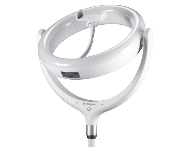 LED kruhové svetlo BRESSER BR-RL 10B so statívom a USB, image-5