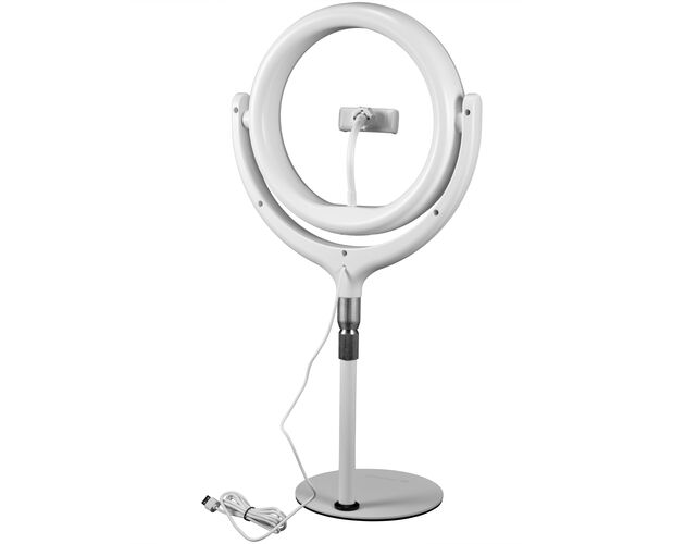 LED kruhové svetlo BRESSER BR-RL 10B so statívom a USB, image-3
