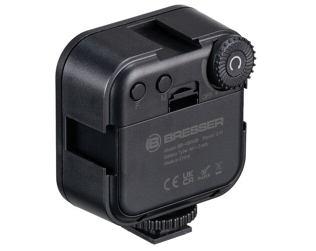 Kompaktné LED svetlo BRESSER BR-49 RGB Pocket, image-3