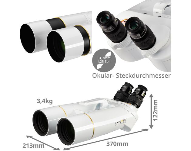 Explore Scientific BT-70 SF Obrovský astronomický ďalekohľad, image-3