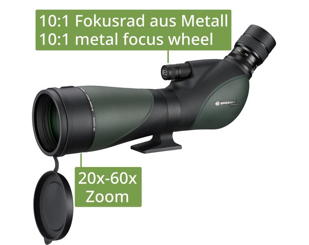 Spektív BRESSER Pirsch 20–60x80 Gen. II s DeLuxe 10:1 fokusom, image-3