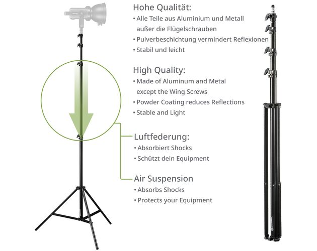 Studiový stojan BRESSER BR-TP400R 400 cm, image-3
