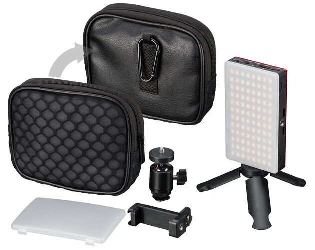 Vreckové LED svetlo BRESSER 9 W Bi-Color pre mobil a foto, image-6