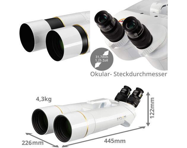 Explore Scientific BT-82 SF Obrovský astronomický ďalekohľad, image-4