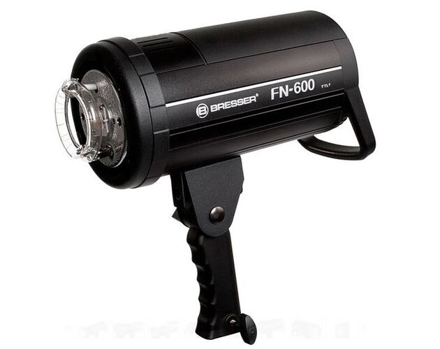 Štúdiový blesk BRESSER FN-600 s TTL pre Nikon + akumulátor, image-4