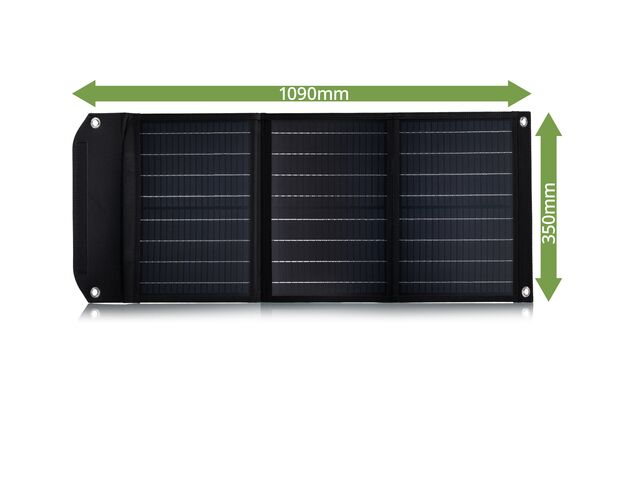 Prenosná solárna nabíjačka BRESSER 40 W s USB a DC výstupom, image-8