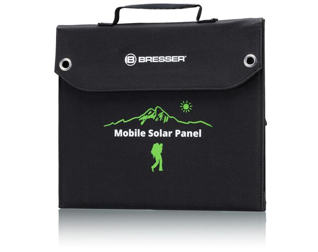 Prenosná solárna nabíjačka BRESSER 40 W s USB a DC výstupom, image-2