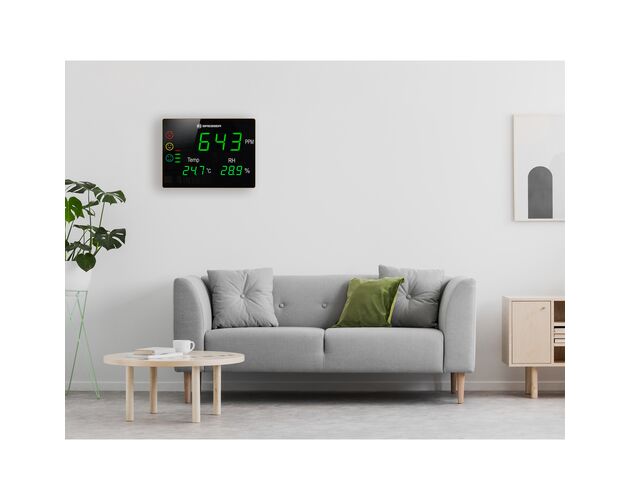 CO₂ merač BRESSER Smile XXL s LED displejom a semaforom, image-2
