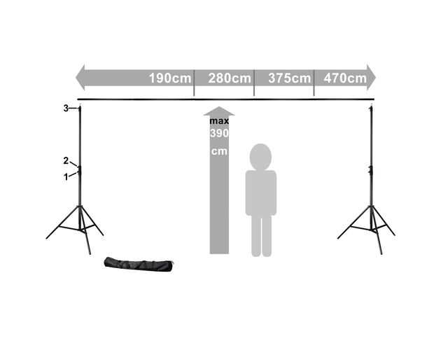 Pozadie BRESSER BR-D45 380 × 450 cm extra silné, image-7