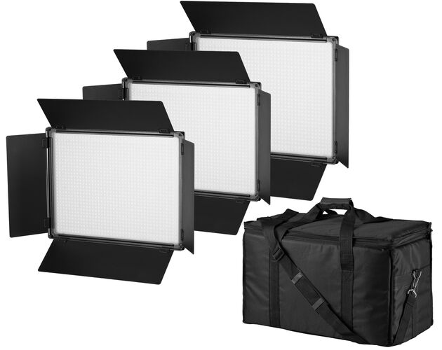 LED svetelný panel BRESSER SH-1200 – sada 3 ks