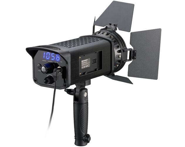 LED Fresnel lampa BRESSER SP-60 60W s diaľkovým ovládaním, image-2
