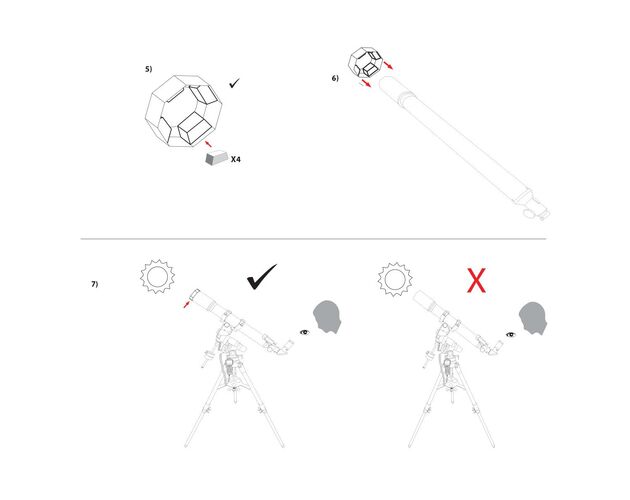 Slnečný filter EXPLORE SCIENTIFIC Sun Catcher pre SC teleskopy 9"–10", image-7