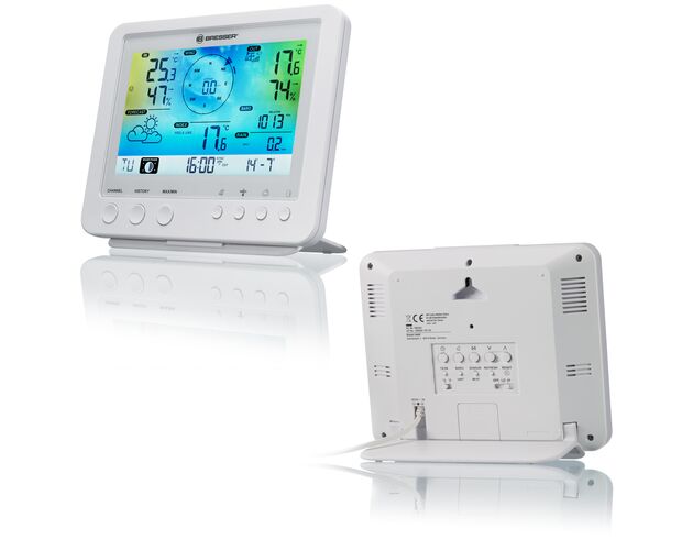 WLAN farebná meteostanica BRESSER s 5-v-1 profi senzorom – biela, image-7