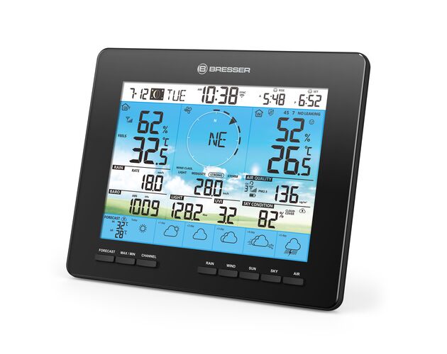 WLAN meteostanica BRESSER 6-dňová 4CAST PRO 7-v-1 solárna, image-2