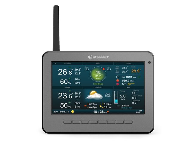 WLAN HD TFT meteostanica BRESSER 7-v-1 s rôznymi režimami zobrazenia, image-8