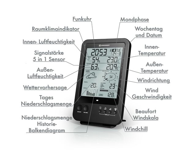 Základňa BRESSER pre meteostanicu 7002510, image-3