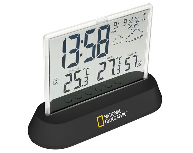 Funkčná meteostanica NATIONAL GEOGRAPHIC – transparentná, image-2