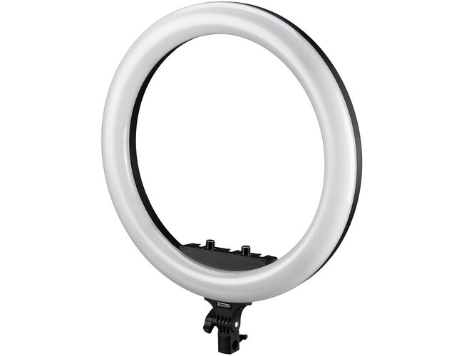 LED kruhové svetlo BRESSER STR-48B 48W s držiakom na kameru a smartfón, image-5