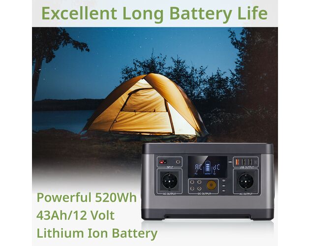 Prenosná elektráreň BRESSER Mobile Power Station – 500 W, image-3
