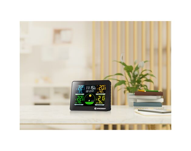 Termo-hygrometer BRESSER Quadro NLX s 3 vonkajšími senzormi, image-5