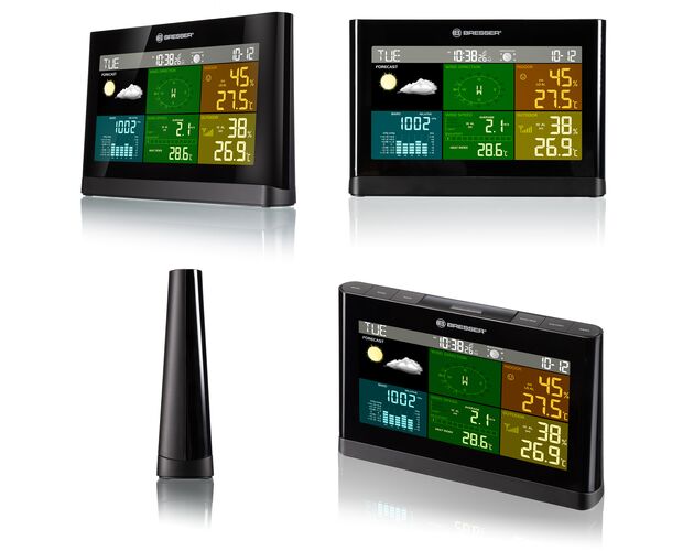 Meteostanica BRESSER 5-v-1 Comfort s farebným displejom, image-3