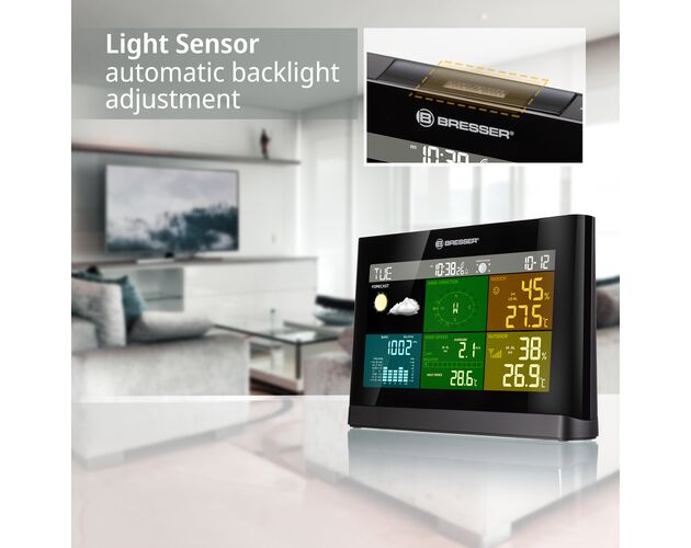 Meteostanica BRESSER 5-v-1 Comfort s farebným displejom, image-7