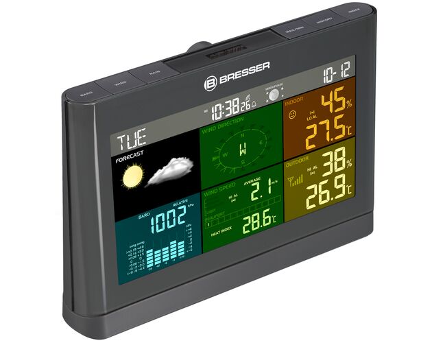 Meteostanica BRESSER 5-v-1 Comfort s farebným displejom, image-5