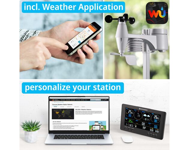 WLAN meteostanica BRESSER ClearView so 7-v-1 senzorom, image-2