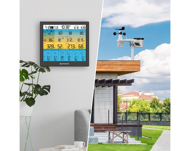 6-dňová meteostanica BRESSER 4CAST PRO SF WLAN 7-v-1 – solárna, image-6