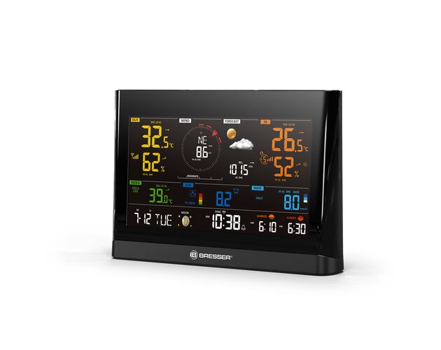WLAN meteostanica BRESSER Comfort s 7-v-1 senzorom a farebným displejom, image-2