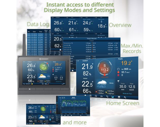 Meteostanica BRESSER MeteoChamp HD WLAN 7-v-1, image-3
