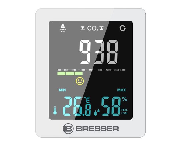 Monitor kvality vzduchu BRESSER Smile s CO₂ semaforom, image-2
