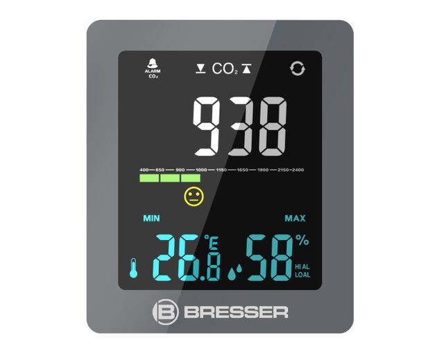 Monitor kvality vzduchu BRESSER Smile s CO₂ semaforom, image-2