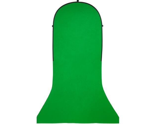 Skladacie pozadie BRESSER BR-TR10 150 × 200 + 200 cm – zelené/biele so zeleným vlekom, image-2